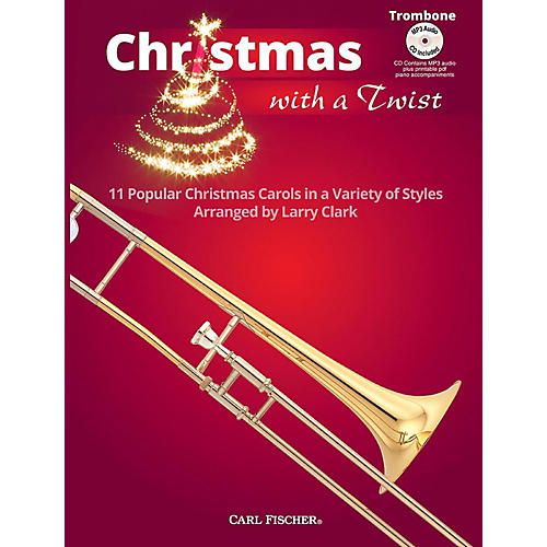 Christmas With A Twist Book with CD - Trombone