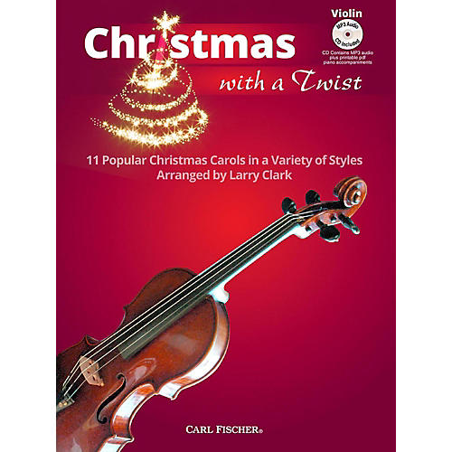 Christmas With A Twist Book with CD - Violin