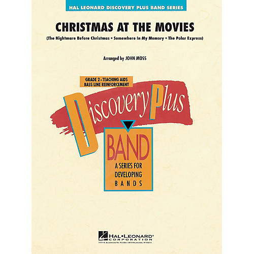 Hal Leonard Christmas at the Movies - Discovery Plus Concert Band Series Level 2 arranged by John Moss