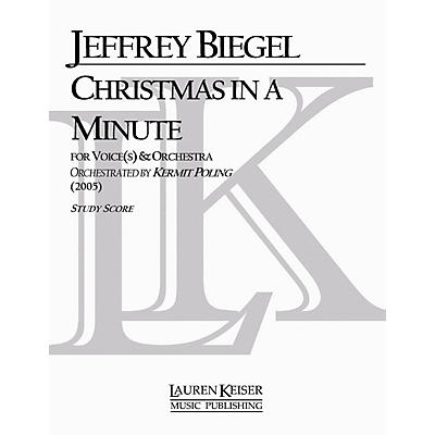 Lauren Keiser Music Publishing Christmas in a Minute (Soloist and Orchestra) LKM Music Series Composed by Jeffrey Biegel
