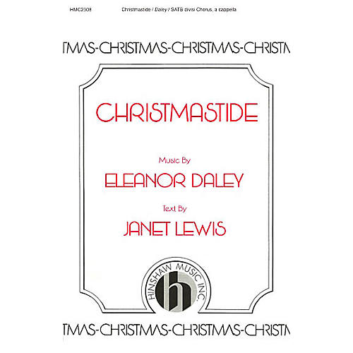 Hinshaw Music Christmastide SSAATTBB composed by Eleanor Daley
