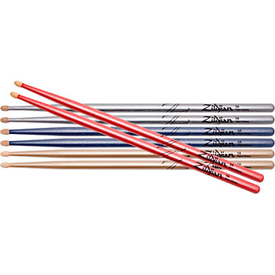 Zildjian Chroma Series Drum Sticks Value Pack -