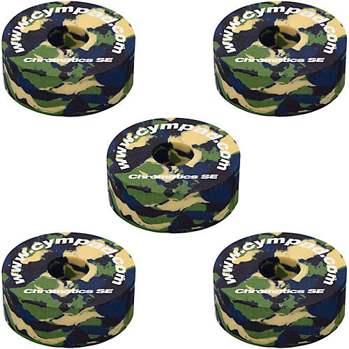 Cympad Chromatics Foam Cymbal Washer 5-Piece Crash Set Camouflage