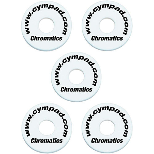 Cympad Chromatics Foam Cymbal Washer 5-Piece Crash Set White