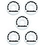 Cympad Chromatics Foam Cymbal Washer 5-Piece Crash Set White