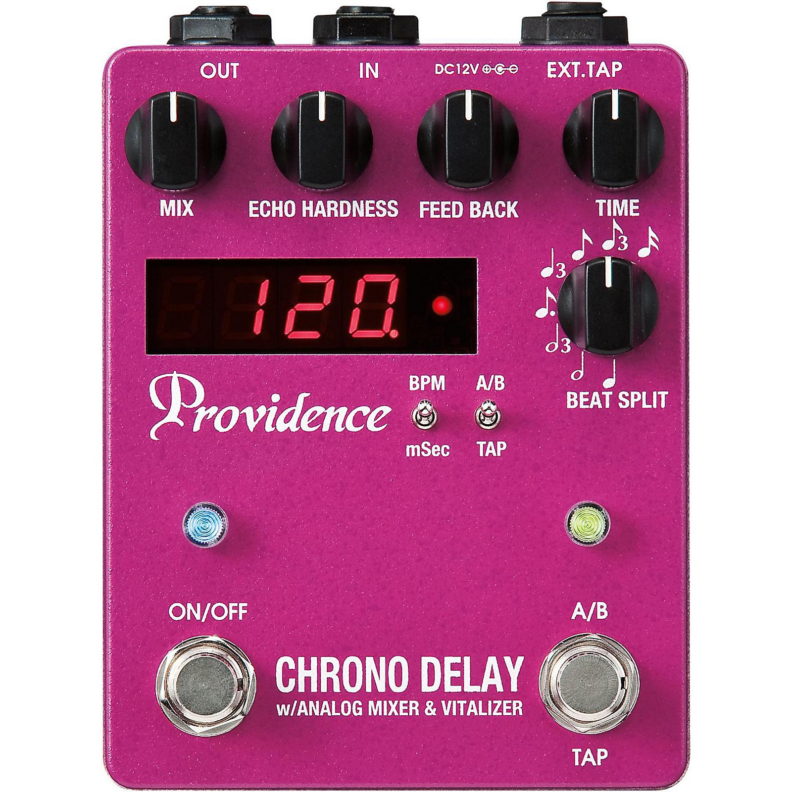 Providence Chrono Delay / Digital Delay Effects Pedal Musician's Friend