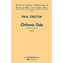 G. Schirmer Chthonic Ode, Op. 90 (Homage to Henry Moore) (Study Score No. 114) Study Score Series by Paul Creston