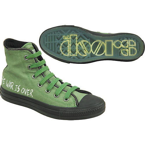 Converse Chuck Taylor All Star Doors The War Is Over Hi Top Green 9 Musician s Friend