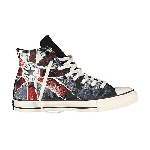 Chuck Taylor All Star High-Top Black/Chili Pepper/Vintage Indigo Flag