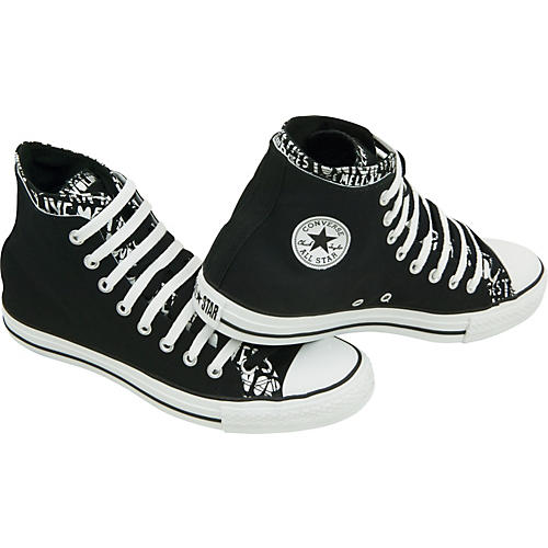 Converse Chuck Taylor All Star High Top Double Upper Live Fast Shoes ...