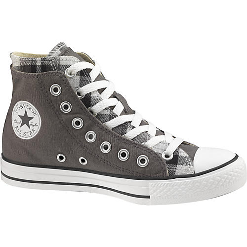 Converse Chuck Taylor All Star High Top Double Upper Plaid Shoes ...