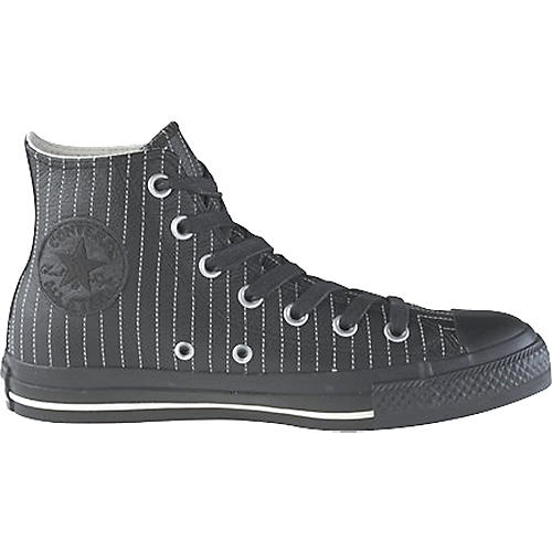 Converse Chuck Taylor All Star Pinstripe Leather Hi Tops Black 13 in. Musician s Friend