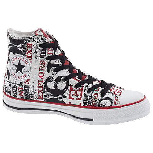 Converse Chuck Taylor All Star Rock Poster Hi-Tops | Musician's Friend