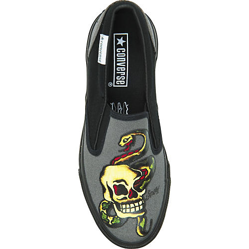 Chuck Taylor All Star Sailor Jerry Slip-Ons - Skull