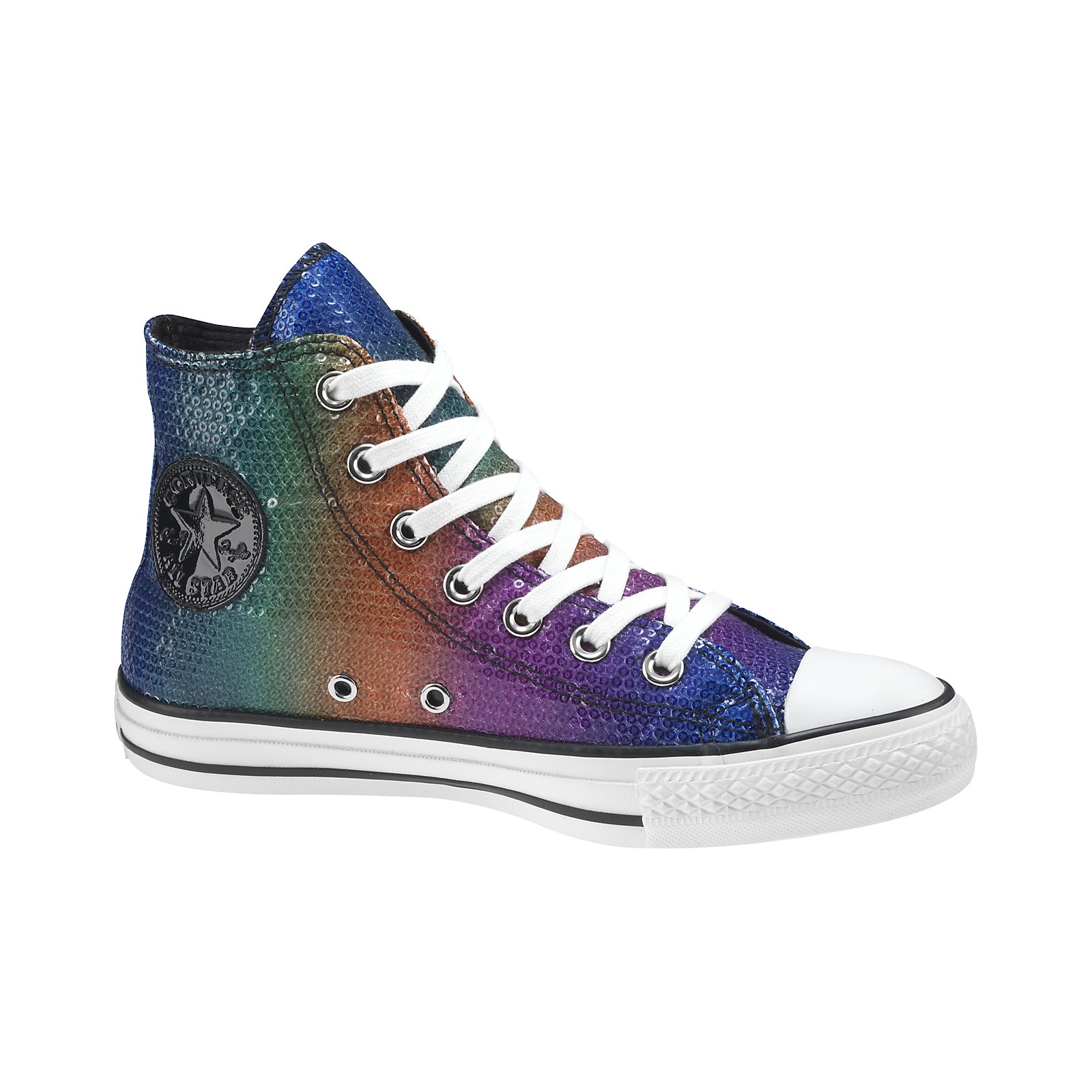 Converse Chuck Taylor All Star Sequins Hi-Top Sneakers (Rainbow ...