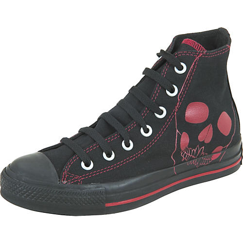 skull converse chuck taylor hi