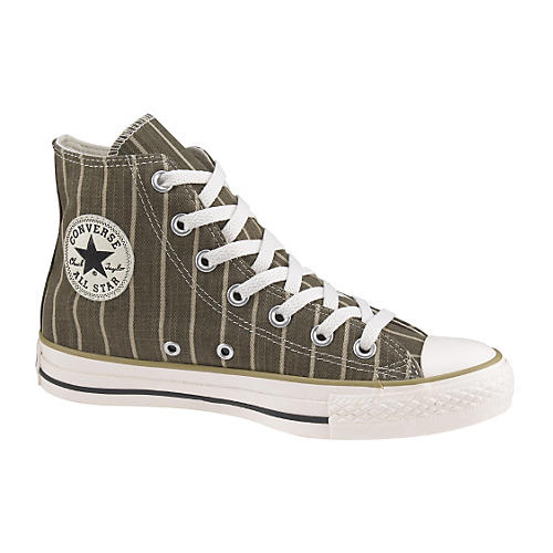 Chuck Taylor All Star Strip Hi-Top Sneakers (Olive/White)