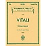 G. Schirmer Ciaccona for Violin And Piano By Vitali