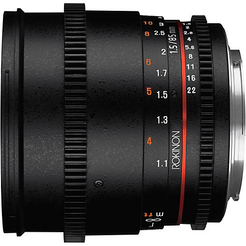 ROKINON Cine DS 85mm T1.5 Cine Lens for Canon EF Condition 1 - Mint