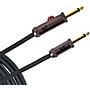 D'Addario Circuit Breaker Instrument Cable With Latching Cut-Off Switch, Straight Plug 10 ft. Black