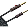 D'Addario Circuit Breaker Instrument Cable With Latching Cut-Off Switch, Straight Plug 20 ft. Black