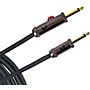 D'Addario Circuit Breaker Instrument Cable with Latching Cut-Off Switch, Straight Plug, by D'Addario 15 ft. Black