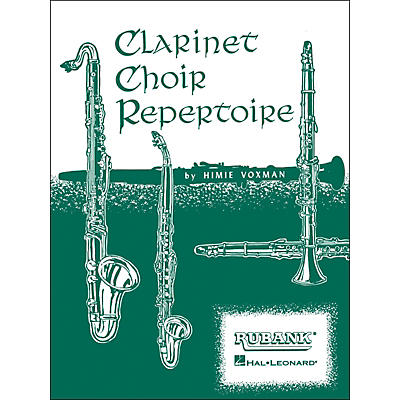 Hal Leonard Clarinet Choir Repertoire 3rd B Flat Clarinet