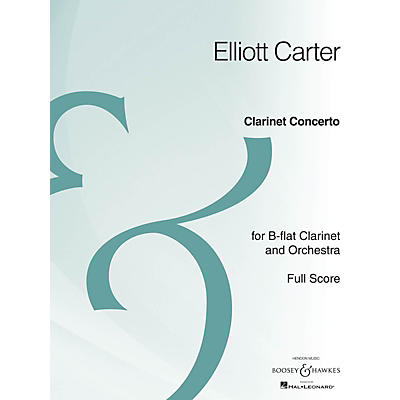 Boosey and Hawkes Clarinet Concerto (Full Score Archive Edition) Boosey & Hawkes Scores/Books Series by Elliott Carter