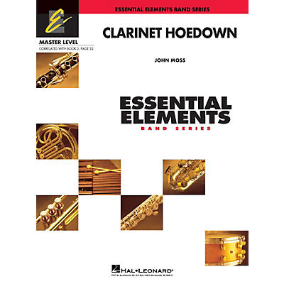 Hal Leonard Clarinet Hoedown (Includes Full Performance CD) Concert Band Level 2 Composed by John Moss