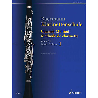 Schott Clarinet Method, Op. 63 (Volume 1, Nos. 1-33 - Revised Edition) Woodwind Method Series Softcover