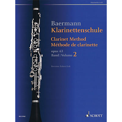 Schott Clarinet Method, Op. 63 (Volume 2, Nos. 34-52 - Revised Edition) Woodwind Method Series Softcover