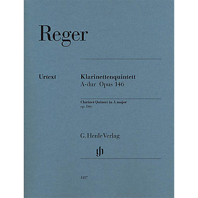 G. Henle Verlag Clarinet Quintet in A Major Op. 146 Henle Music Folios Series Softcover Composed by Max Reger