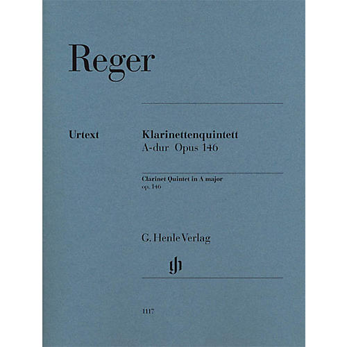 G. Henle Verlag Clarinet Quintet in A Major Op. 146 Henle Music Folios Series Softcover Composed by Max Reger