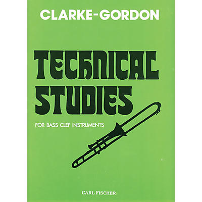 Carl Fischer Clarke-Gordon Technical Studies for Bass Clef Instruments