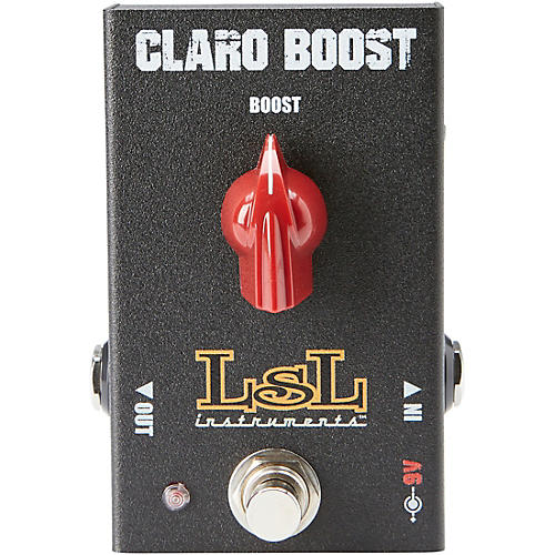 LsL Instruments Claro Boost Clean Boost Effects Pedal Black