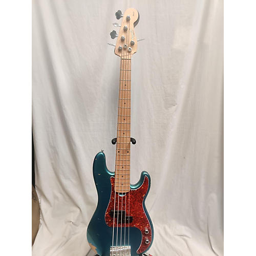 Roscoe Classic 5 Electric Bass Guitar Lake Placid Blue