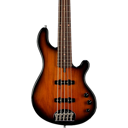 Lakland Classic 55 Dual J Rosewood Fretboard 5-String Electric Bass Guitar Tobacco Sunburst