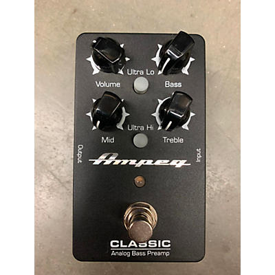 Ampeg Classic Analog Bass Pre Amp Bass Effect Pedal