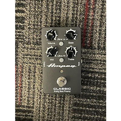 Ampeg Classic Analog Pre Amp Bass Effect Pedal
