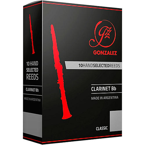 Gonzalez Classic Bb Clarinet Reeds Box of 10 Strength 4.5