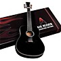 Axe Heaven Classic Black Finish Acoustic Miniature Guitar Replica Collectible