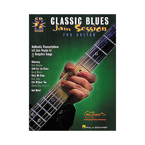 Classic Blues Jam Session for Guitar Book with CD