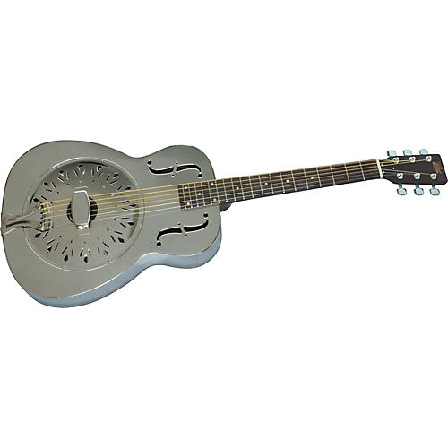 Classic Brass Body Resonator Guitar