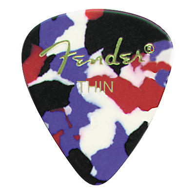 Fender Classic Celluloid Confetti Guitar Pick 12-Pack