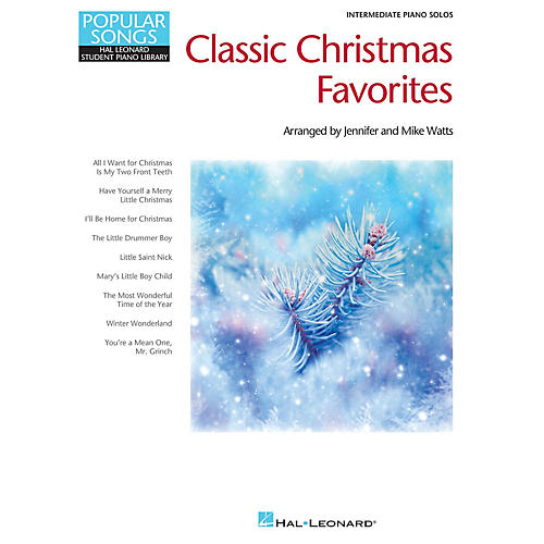 Hal Leonard Classic Christmas Favorites Piano Library Series Book (Level Inter)