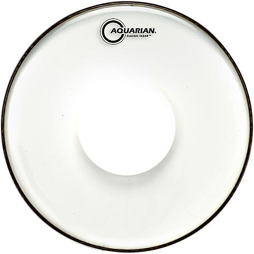 Aquarian Classic Clear With Power Dot Snare Drum Head 13 in.