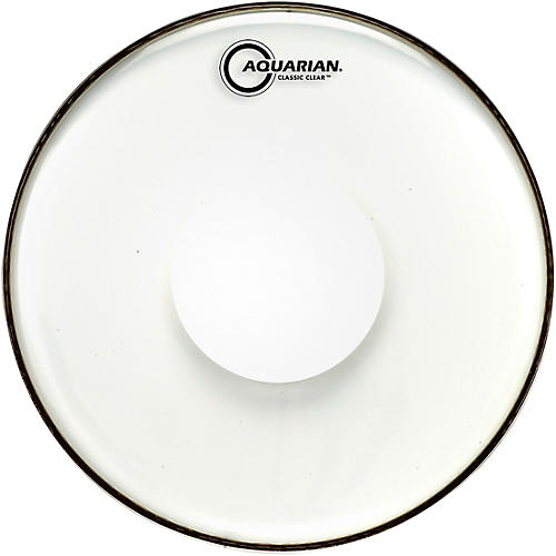 Aquarian Classic Clear With Power Dot Tom Head 15 in.