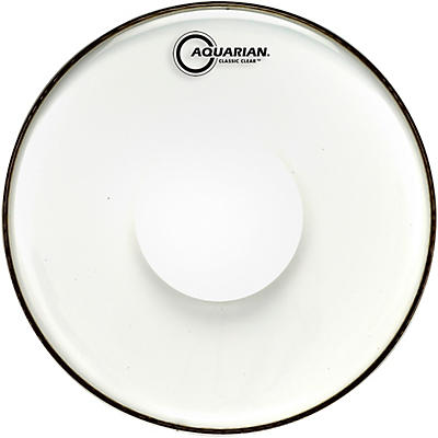 Aquarian Classic Clear With Power Dot Tom Head