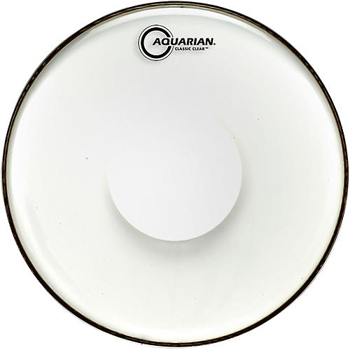 Aquarian Classic Clear With Power Dot Tom Head 6 in.