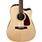 Classic Design Series CD-140SCE Cutaway Dreadnought Acoustic-Electric Guitar Level 1 Natural